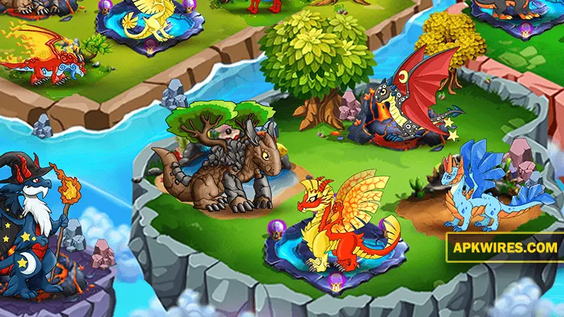 dragon village 3D graphics