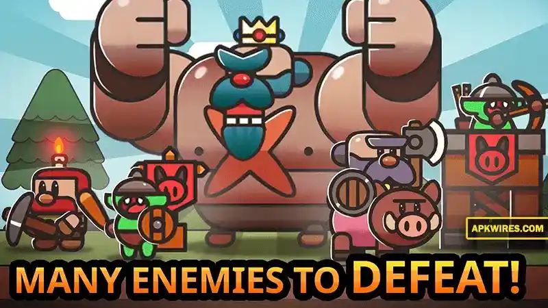 defeat enemies in legend of slime mod apk