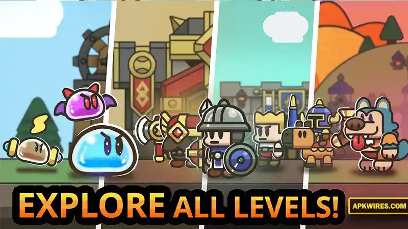 explore all levels in legend of slime APK