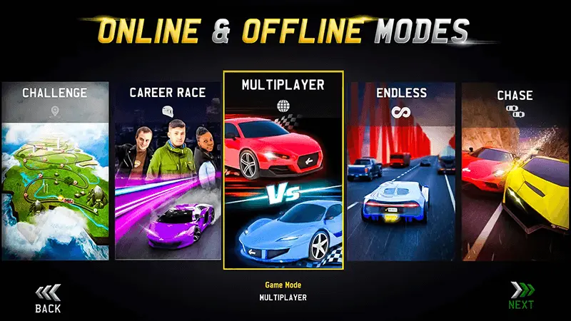 enjoy racing online and offine